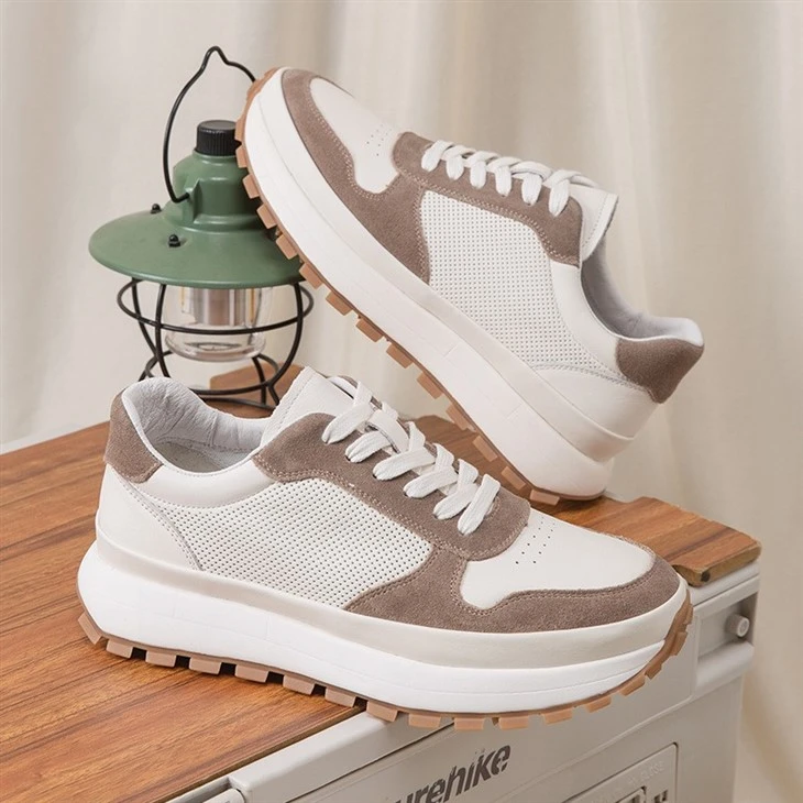 Men's Casual Running Sneakers Custom Height Increasing Chunky Shoes factory