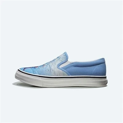 Cetakan 3D Canvas Sneaker Slip-on